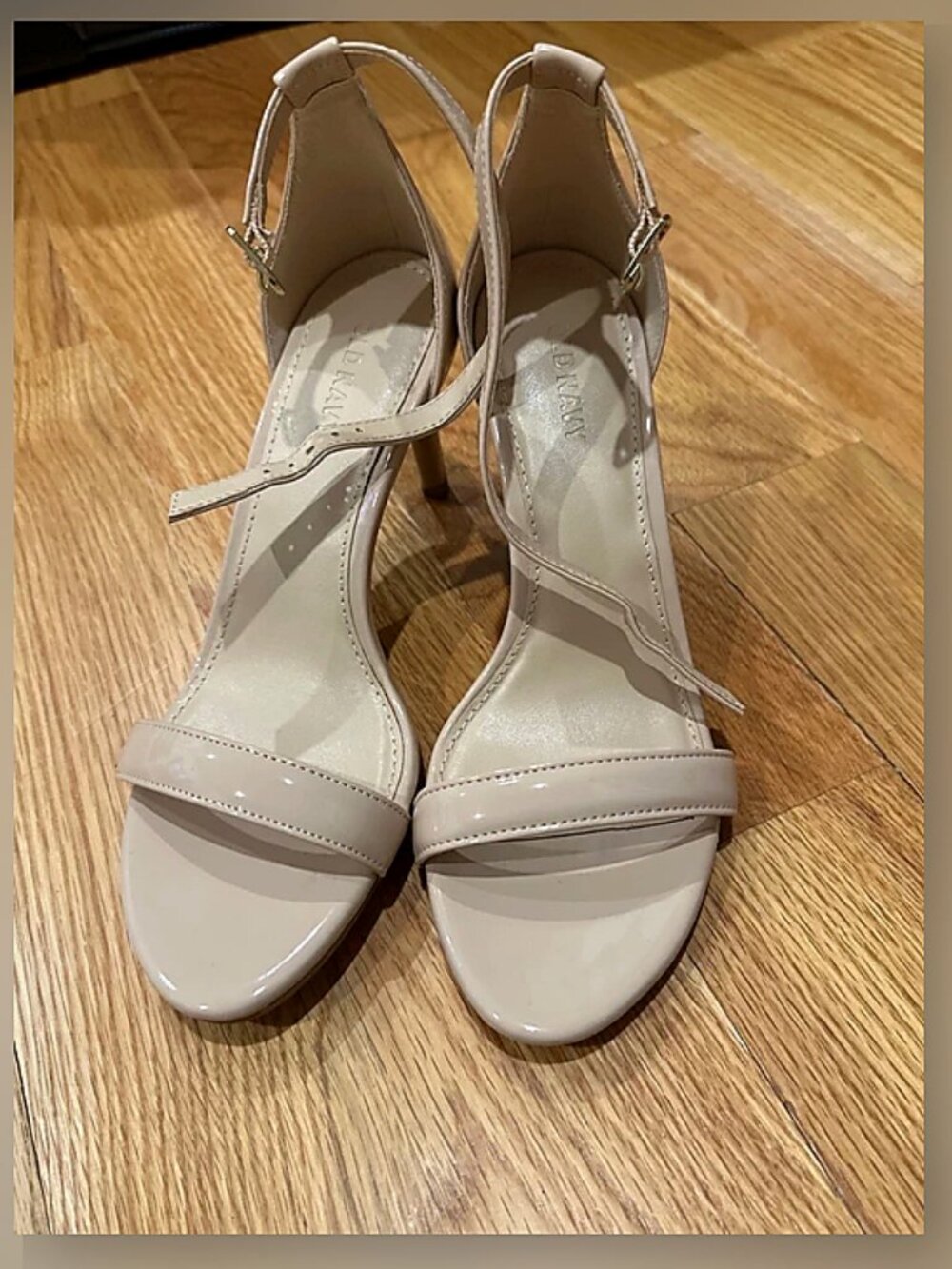Old Navy Beige Open Toe 1 inch Heel